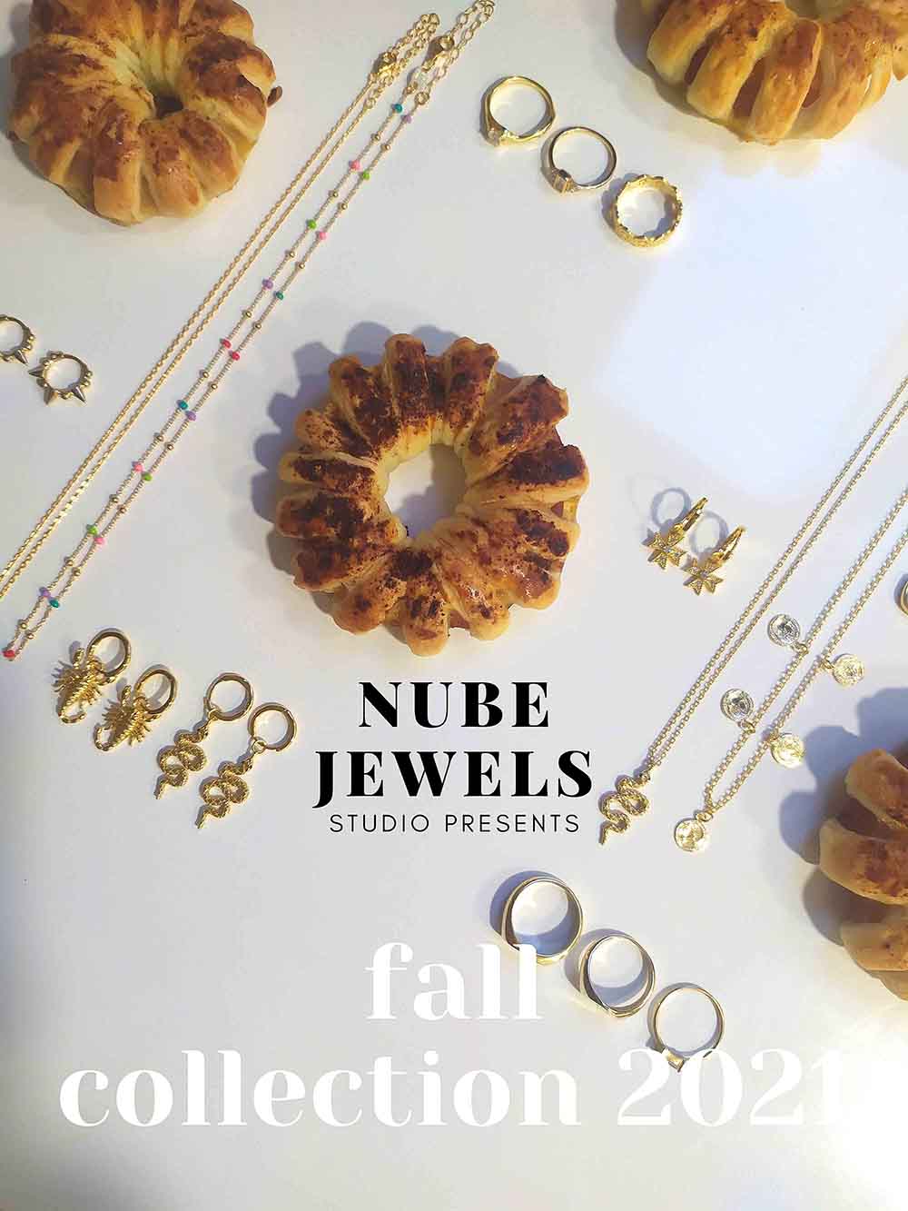 Joyas de plata con baño de oro.